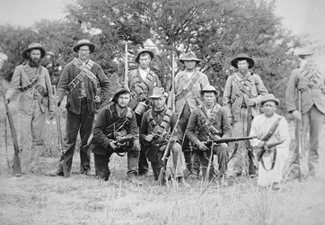 Commandos boers armés du fusil Mauser allemand modèle 1895