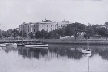 Tribunaux, Esplanade, Durban (photo n/b)