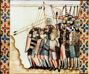 Armée des croisés (détail)