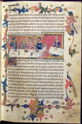 Banquet donné par le Père Martell pour Jacques Ier à Tarragone en 1228 où la conquête des îles Baléares fut convenue, de 