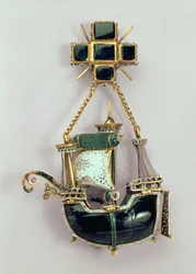 Pendentif de caravelle, années 1580-90