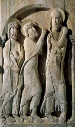 Christ et les pèlerins d