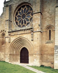 Collégiale de Santa María del Manzano, Castrojeriz, Burgos, Espagne