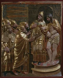 Jésus devant Caïphe (détail)