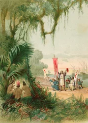 Débarquement de Colomb à San Salvador