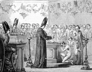 Baptême mormon dans les années 1860, de 