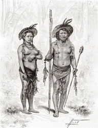 Indiens natifs de Rio Branco, Amérique du Sud