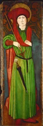 Saint Sébastien (huile sur bois)