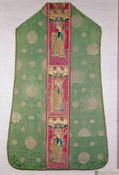 Chasuble espagnole, vers 1425-50 (soie brodée)