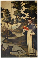 Saint Dominique tenant le lys, XVIIe siècle