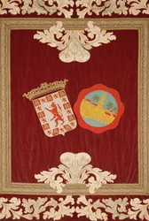 Tapisserie de la salle des mosaïques dans l