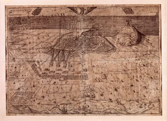 Le soulèvement de la Catalogne ou la guerre des faucheurs (1640-1659), le siège de Barcelone par mer et par terre par les troupes de Philippe IV d