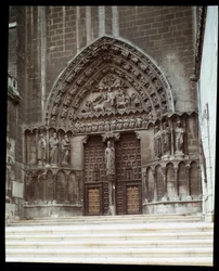 Vue du Portail Sacramental (Sarmental) de la Cathédrale Santa Maria à Burgos