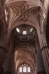 Vue de la tour lanterne et de la voûte en lierne