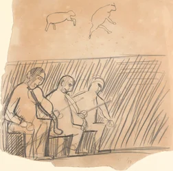 Cave of the Golden Calf : étude de musiciens et d