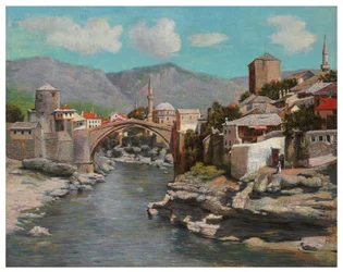 Le vieux pont de Mostar, Bosnie