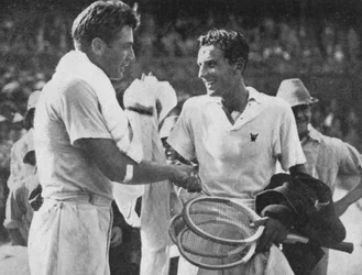 Fred Perry et FX Shields, 1934