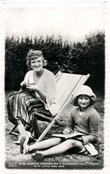 Gladys Cooper 1888-1971, actrice anglaise, avec sa fille Joan, début du 20ème siècle