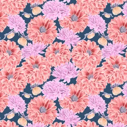 Motif de dahlia colorway 2