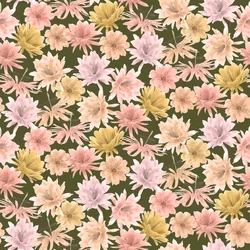 Motif de fleurs du désert Mojave, 2021
