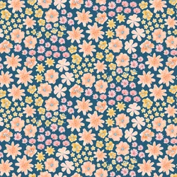 Motif de fleurs sauvages du désert de Mojave, 2021
