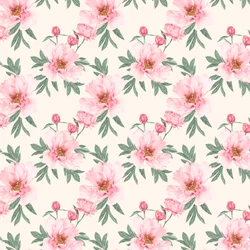 Motif de pivoines clair, 2020
