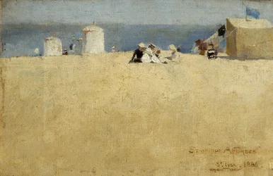 Scène de plage, St. Ives