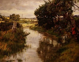 Enfants Pêchant