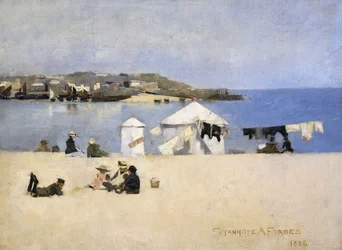 Enfants sur la plage, St. Ives