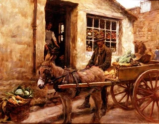 Le chariot de légumes