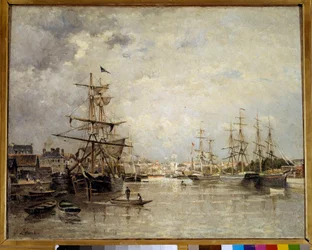 Le port de Caen