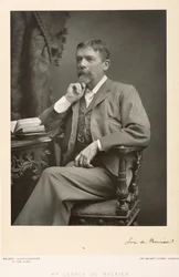 George du Maurier (1834-96), artiste, caricaturiste et romancier, portrait photographique