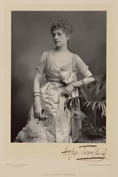 Miss Hope Temple, portrait photographique