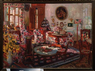 Intérieur du manoir Brasovo