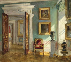 Intérieur de la galerie de tableaux, Pavlovsk