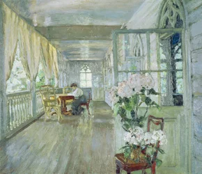 Terrasse de la maison de maître