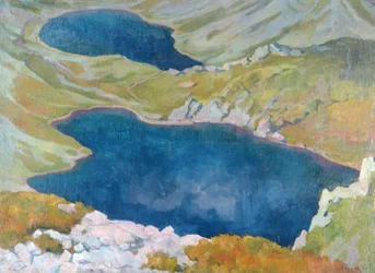Lacs de Hinczow dans les Tatras, 1907