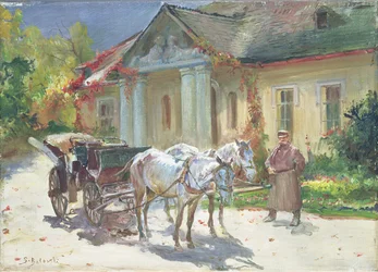 Devant un Manoir Polonais, c.1930