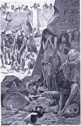 Tyr assiégée par Nabuchodonosor de Babylone