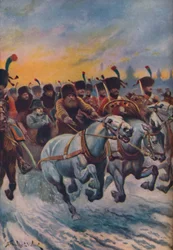 Napoléon lors de la retraite de Moscou, c1925