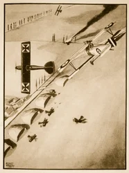 Le colonel Bishop obtient sa V.C, illustration de 