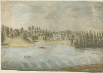 Himley Hall: aquarelle, nd [1762-1798]