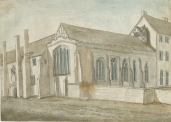 Lichfield - Hôpital et Chapelle St. John: aquarelle, nd [1762-1802]
