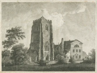 Abbaye de Ranton [Prieuré] : gravure, nd [fin du 18e siècle]
