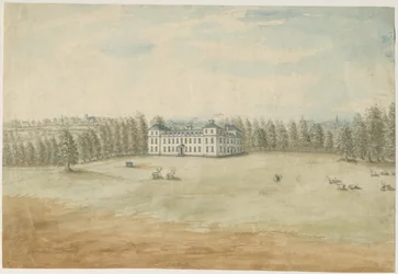 Sandwell Park - Hall : peinture à l