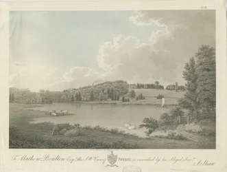 Soho - [Maison de Matthew Boulton] : gravure, nd [vers 1798]