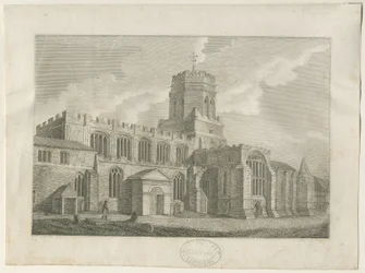 Stafford - Église Sainte-Marie : gravure, nd [fin du 18e siècle]