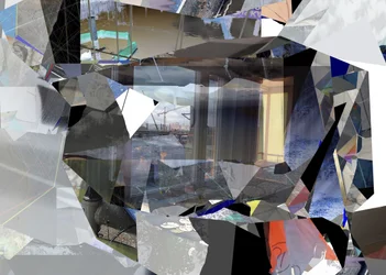 Vue fragmentée de la ville