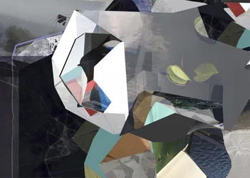 Abstraction géométrique fragmentée