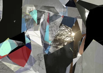 Lumière du soleil fragmentée